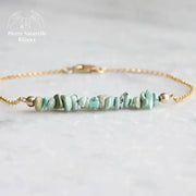 Bracelet baroque en Turquoise | Bracelets | pierre naturelle bijoux