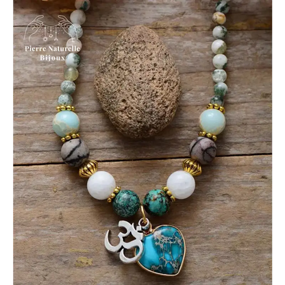 Bracelet "Cur" en Turquoise et Agate | Bracelets | pierre naturelle bijoux