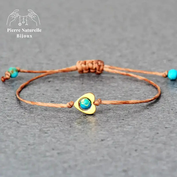 Bracelet "Tolérance" en Turquoise | Bracelets | pierre naturelle bijoux