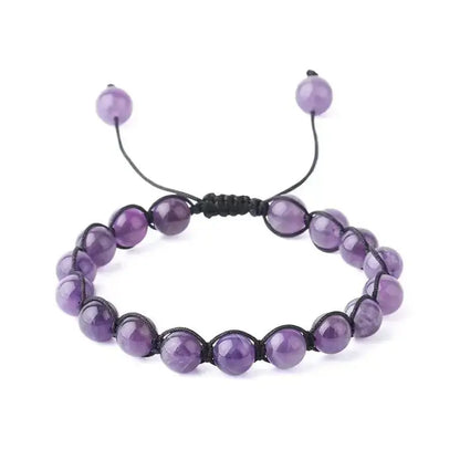 Bracelet wrap "Lucidité" en Améthyste | Bracelets | pierre naturelle bijoux