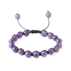 Bracelet wrap "Lucidité" en Améthyste | Bracelets | pierre naturelle bijoux