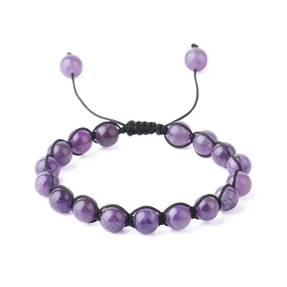 Bracelet wrap "Lucidité" en Améthyste | Bracelets | pierre naturelle bijoux
