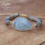 Bracelet wrap "Refuge" en Labradorite