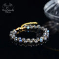 Bracelet wrap en Pierre de lune