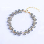 Bracelet wrap en Pierre de lune | Bracelets | pierre naturelle bijoux