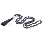 Collier 108 perles en Pierre de lave | Colliers | pierre naturelle bijoux