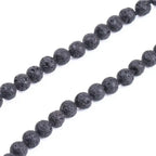 Collier 108 perles en Pierre de lave | Colliers | pierre naturelle bijoux