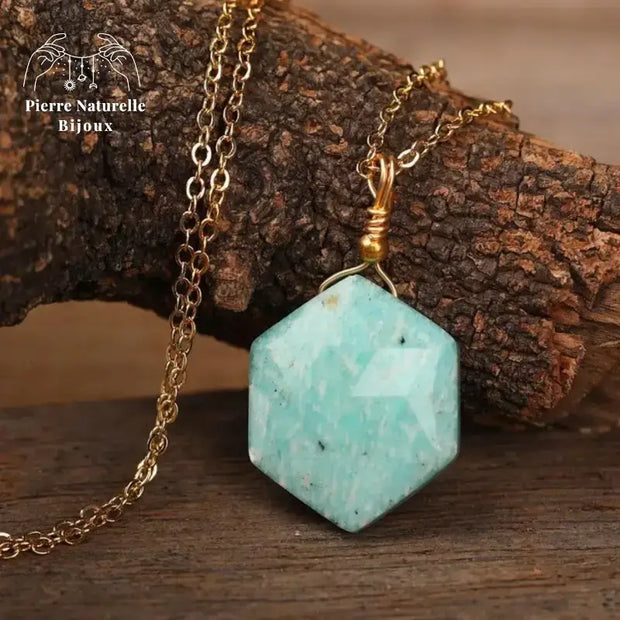 Collier en Amazonite | Colliers | pierre naturelle bijoux