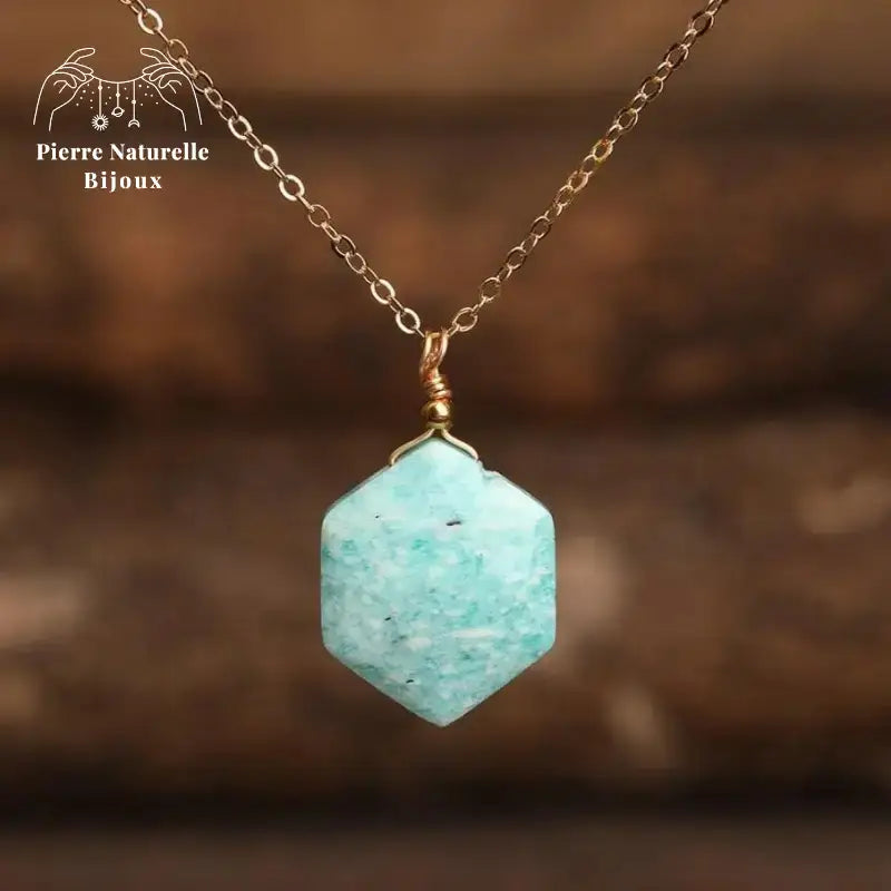 Collier en Amazonite | Colliers | pierre naturelle bijoux