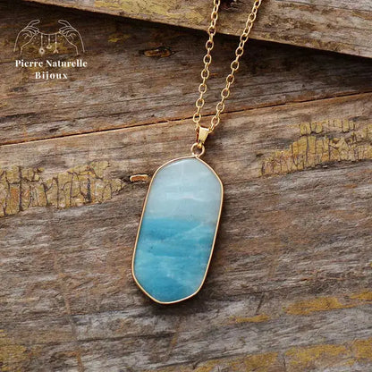 Collier "Absolue" en Amazonite | Colliers | pierre naturelle bijoux