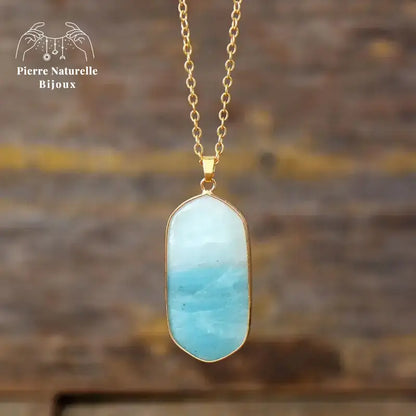 Collier "Absolue" en Amazonite | Colliers | pierre naturelle bijoux