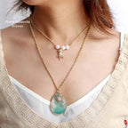 Collier "Rayonnant" en Amazonite | Colliers | pierre naturelle bijoux