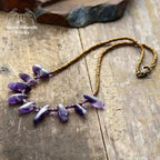 Collier "Dévouement" en Améthyste | Colliers | pierre naturelle bijoux