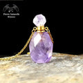 Collier en Améthyste diffuseur de parfum