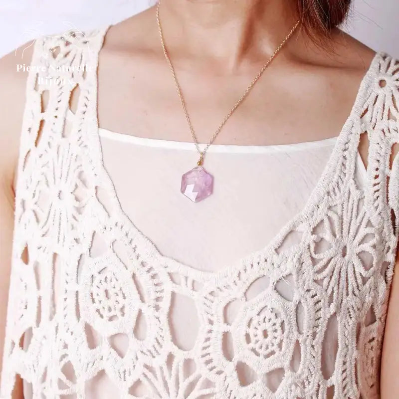 Collier en Améthyste / Lapis-lazuli | Colliers | pierre naturelle bijoux