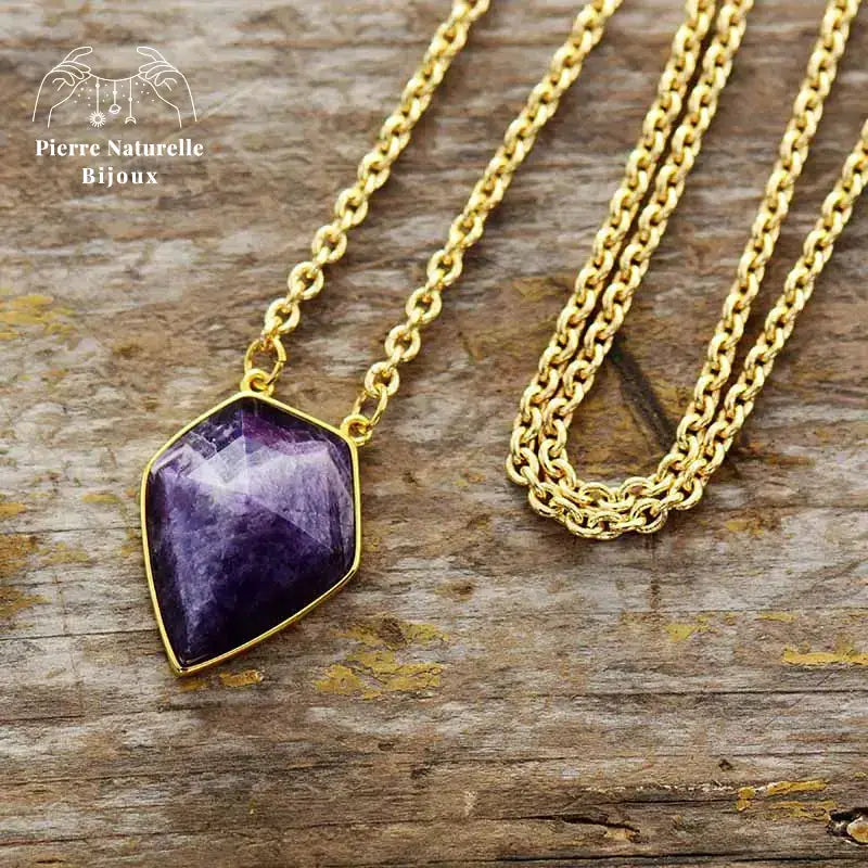 Collier "Maturité" en Améthyste