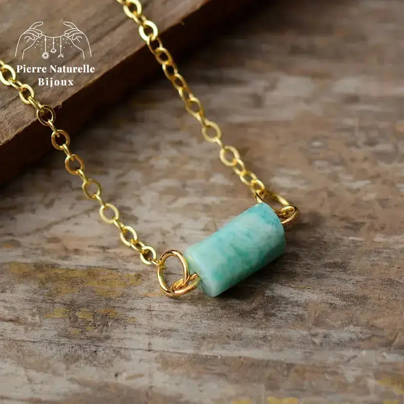 Collier en Amazonite