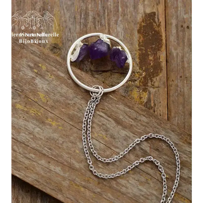 Collier "Visionnaire" en Améthyste | Colliers | pierre naturelle bijoux