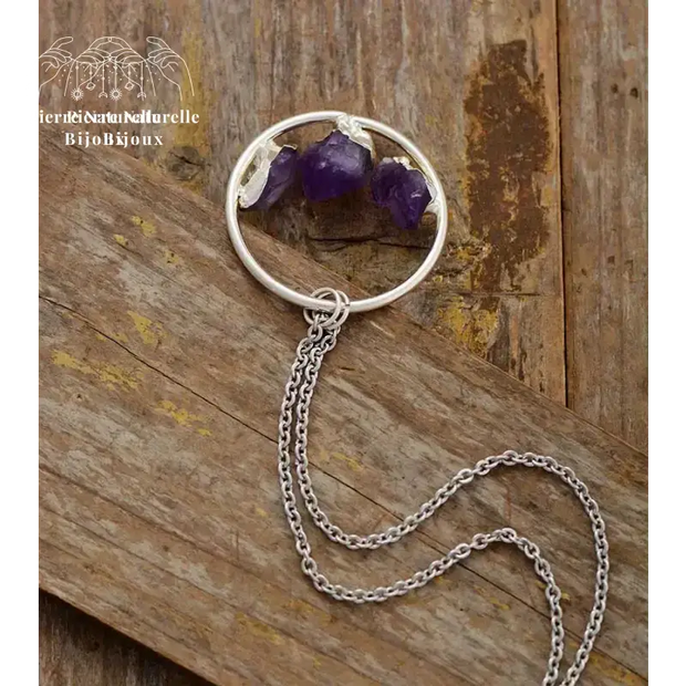 Collier "Visionnaire" en Améthyste | Colliers | pierre naturelle bijoux