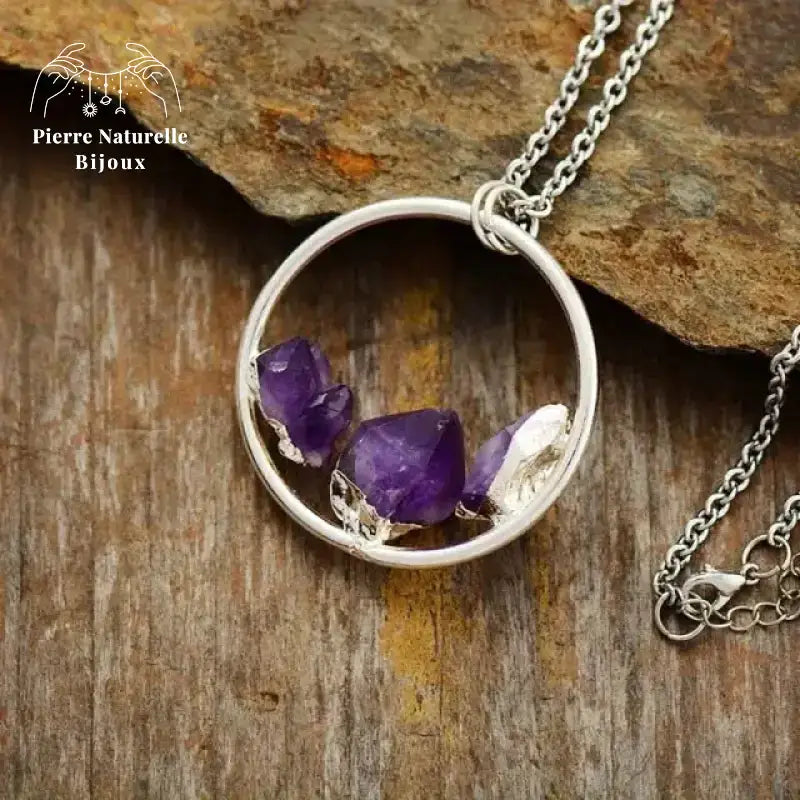 Collier "Visionnaire" en Améthyste