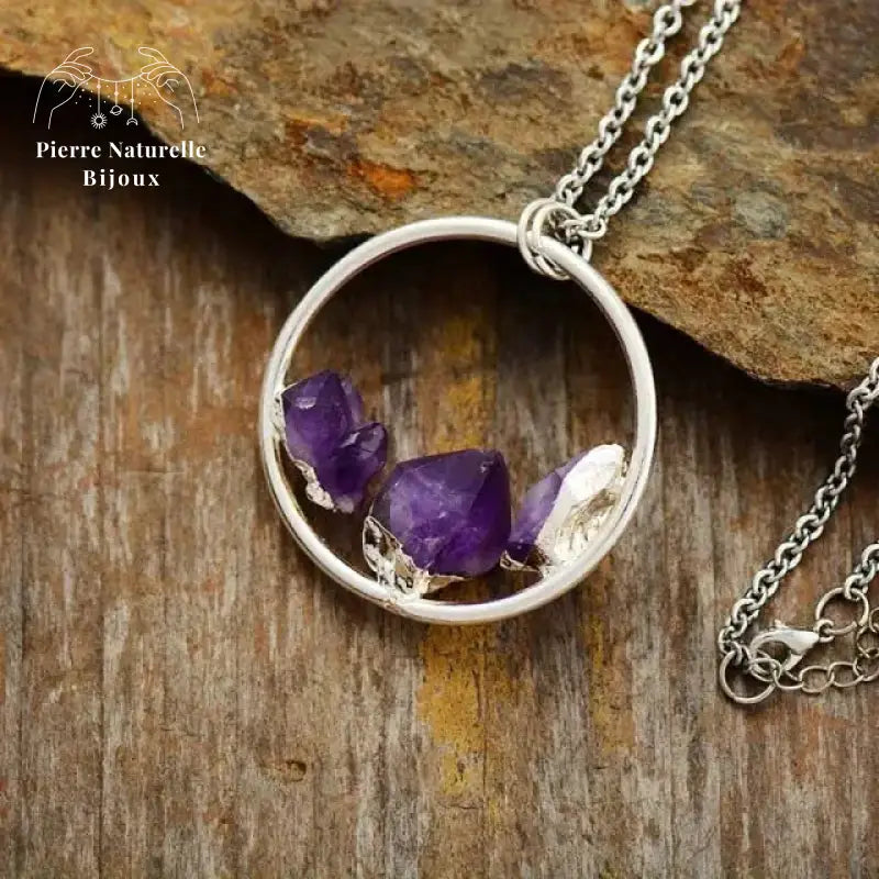Collier "Visionnaire" en Améthyste