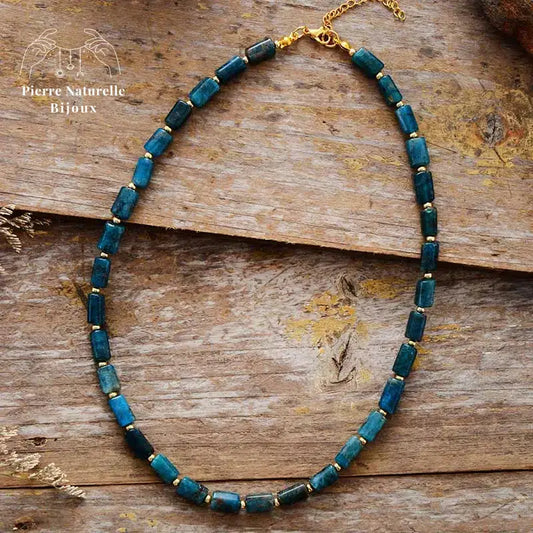 Collier en Apatite | Colliers | pierre naturelle bijoux