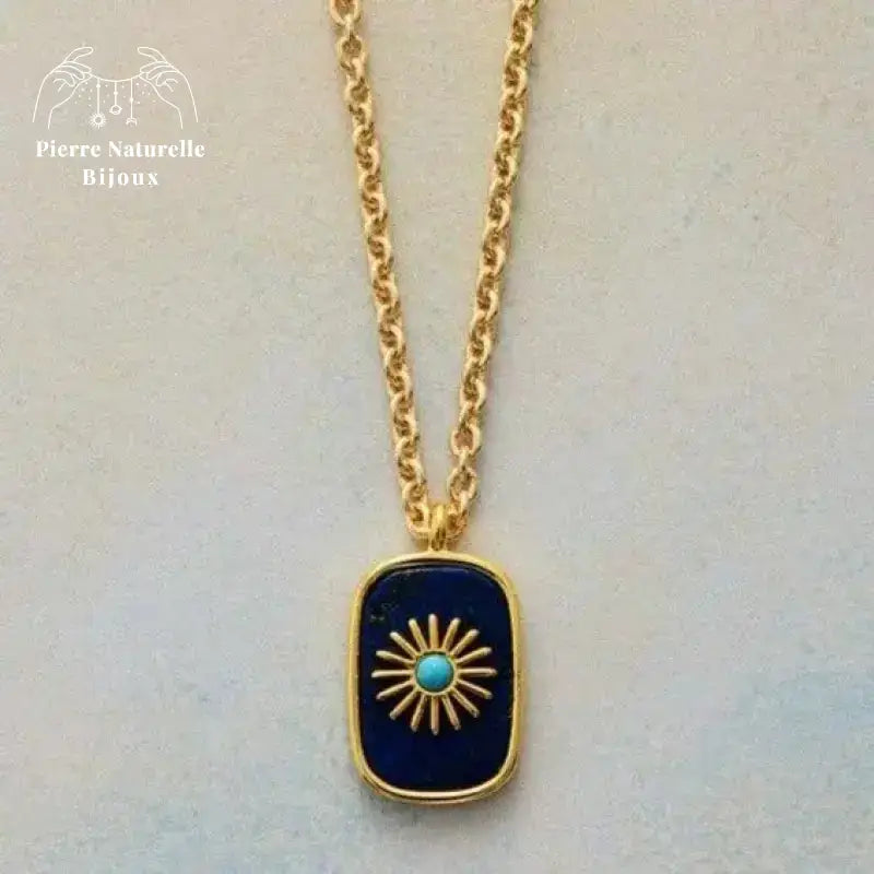 Collier "Cosmique" en Apatite