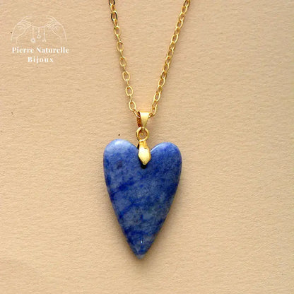Collier "Cur" en Aventurine bleue
