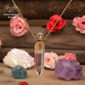 Collier diffuseur de parfum en Cristal de roche