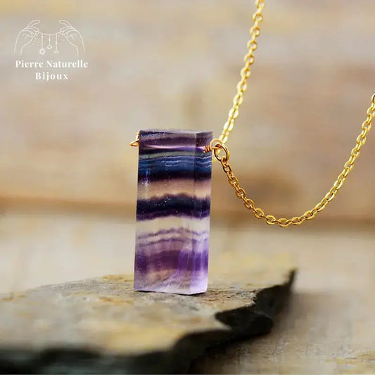 Collier en Fluorite