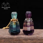 Collier diffuseur de parfum en Fluorite | Colliers | pierre naturelle bijoux