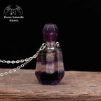 Collier diffuseur de parfum en Fluorite | Colliers | pierre naturelle bijoux