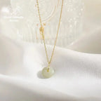 Collier "Phénix" en Jade | Colliers | pierre naturelle bijoux