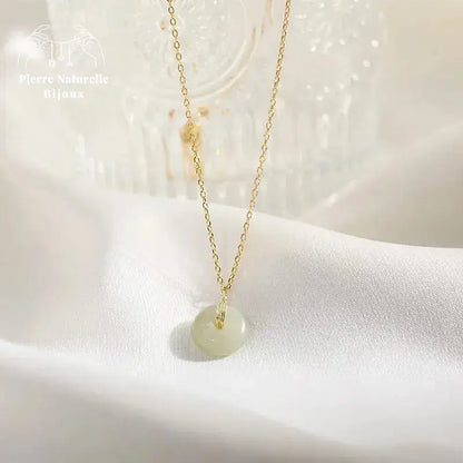 Collier "Phénix" en Jade | Colliers | pierre naturelle bijoux