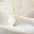 Collier "Phénix" en Jade | Colliers | pierre naturelle bijoux