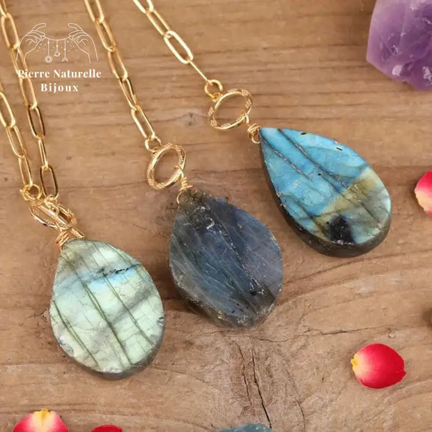 Collier en Labradorite | Colliers | pierre naturelle bijoux