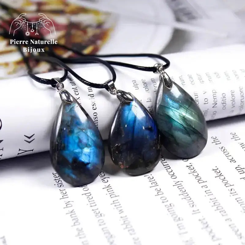 Collier "Évasion" en Labradorite | Colliers | pierre naturelle bijoux