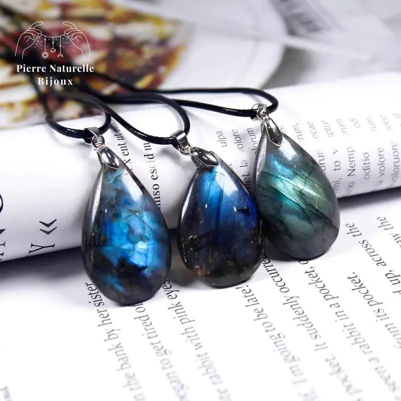 Collier "Évasion" en Labradorite | Colliers | pierre naturelle bijoux