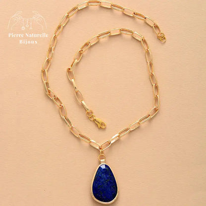 Collier en Labradorite / Lapis-lazuli | Colliers | pierre naturelle bijoux