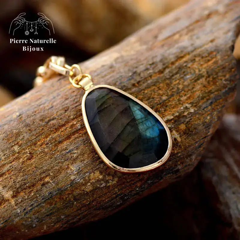 Collier en Labradorite / Lapis-lazuli | Colliers | pierre naturelle bijoux