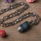 Collier "Mobilité" en Labradorite | Colliers | pierre naturelle bijoux