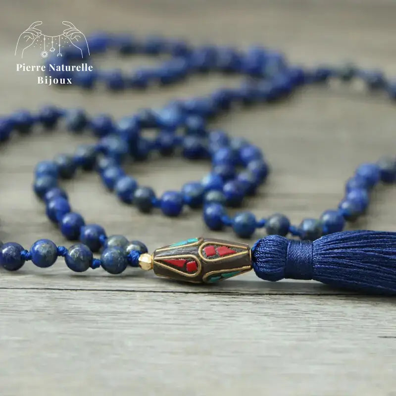 Collier "Acceptation" en Lapis-lazuli | Colliers | pierre naturelle bijoux