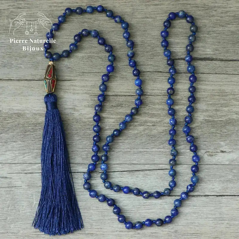 Collier "Acceptation" en Lapis-lazuli | Colliers | pierre naturelle bijoux