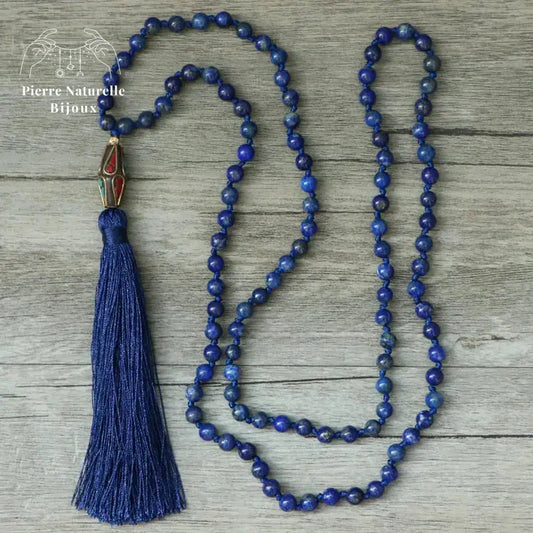Collier "Acceptation" en Lapis-lazuli | Colliers | pierre naturelle bijoux