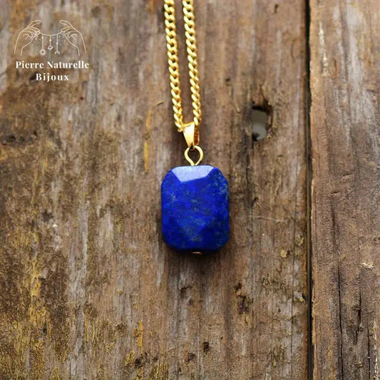 Collier "Honnêteté" en Lapis-lazuli | Colliers | pierre naturelle bijoux