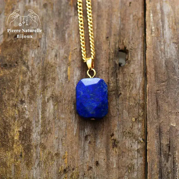 Collier "Honnêteté" en Lapis-lazuli | Colliers | pierre naturelle bijoux