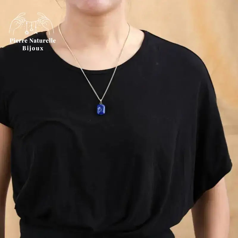 Collier "Honnêteté" en Lapis-lazuli | Colliers | pierre naturelle bijoux