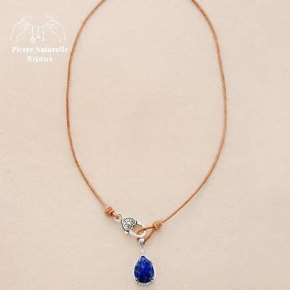 Collier "Royauté" en Lapis-Lazuli | Colliers | pierre naturelle bijoux