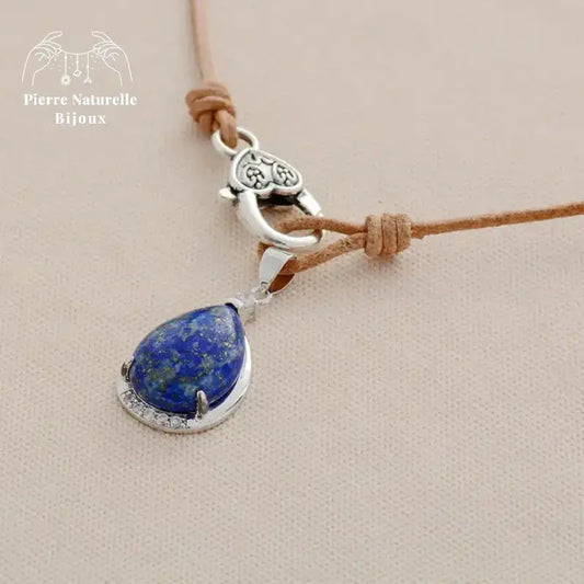 Collier "Royauté" en Lapis-Lazuli | Colliers | pierre naturelle bijoux