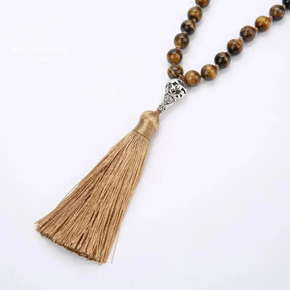Collier en il de tigre | Colliers | pierre naturelle bijoux
